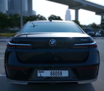 BMW 7 series rear view